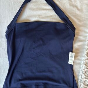 Navy Blue Aerie Halter Top